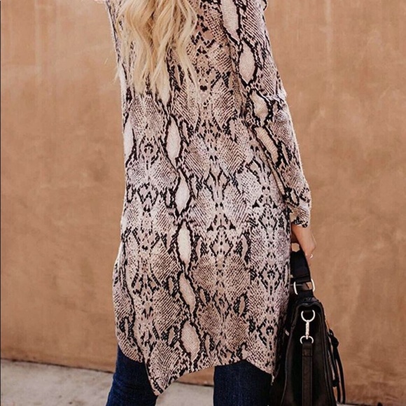 Snakeskin cardigan - Picture 4 of 4